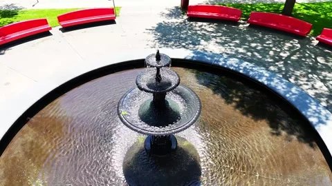 Persistent fall of Water - Syracuse, NY Video stock 336228799