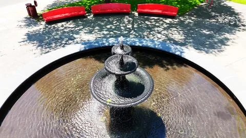 Persistent Fall of Water - Syracuse, NY Foto stock