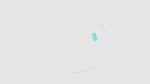 Persistent Streamlined HUD Fractured Optical Reticle: Readout : 4K Alpha Stock Footage 332943202