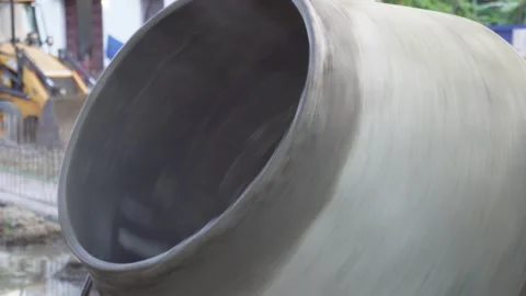 Person adding to mix cement sand Stock-Footage 328512757