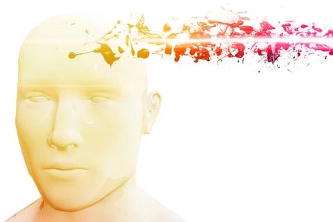 Person and creativity Stock Illustration