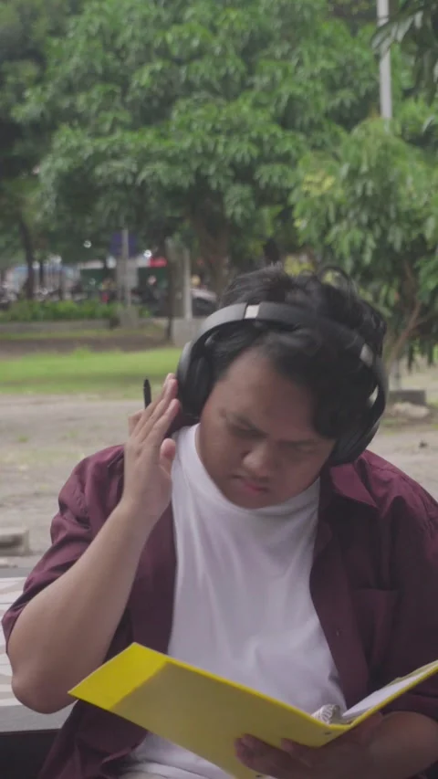 Person in Campus Stock Footage 329844344