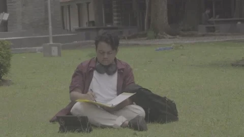 Person in Campus Stock-Footage 329844599