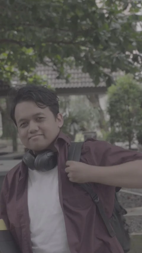 Person in Campus Stock-Footage 329845221