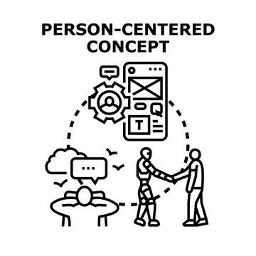 Person centered concept vector illustration Stock Illustration