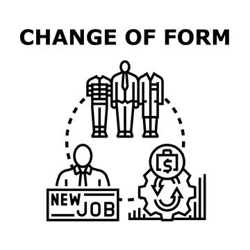 Person changing career paths and developing new skills Stock Illustration