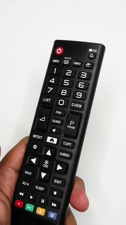 Person Changing Channel with Remote. Stock Footage 289434726
