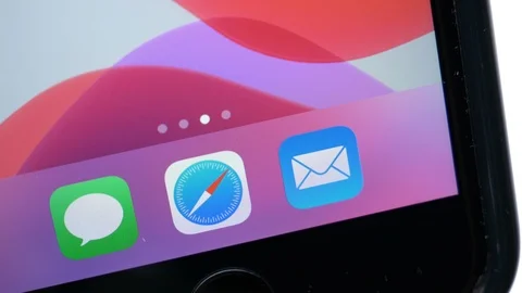 Person Checking Email On A Smartphone Stock Footage 123347922