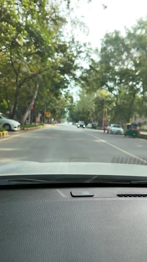 Person Checking Fitness Tracker While Driving Stock Footage 340212120