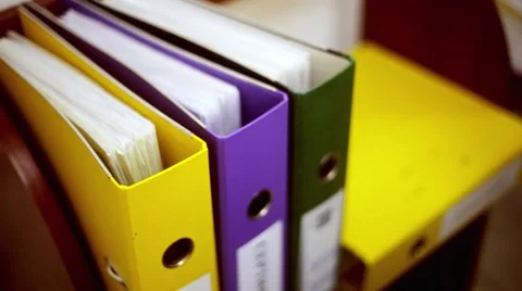 The person chooses the folder Stock Footage 54800568