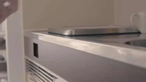 Person cleans surface with sanitizer to kill corona virus. Stock Footage 131287714