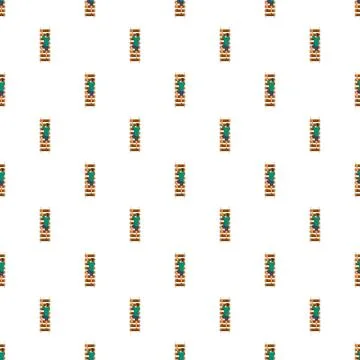 Person climbing rope ladder pattern seamless background illustration イラスト素材