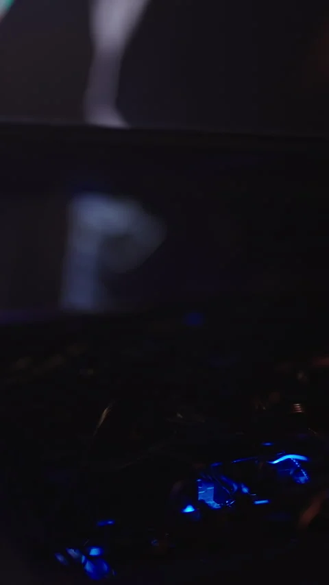 Person covering up gaming computer cable management mess with backside plate Stock Footage 324133822