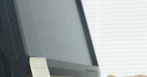 Person Editing a Document on Computer Stock Footage 133943235