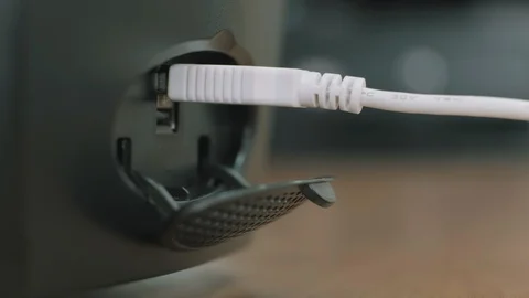 Person egecting a usb cable from a computer. Stock Footage 124331279