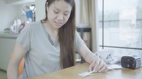 Person Engaged in Activity at a Table Video stock 333448790