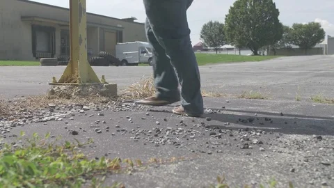 Person Enters Camera Right - Flat Profile Stock Footage 79544555