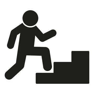 Person exit run icon simple vector. Help fire Ilustración de archivo