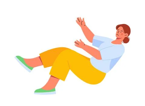 Person fall vector concept Stock-Illustration