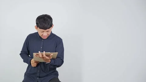 Person Feeling Dizzy While Holding Head Видео 344830958