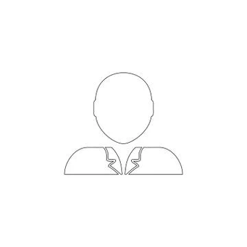 Person. flat vector icon Stock Illustration