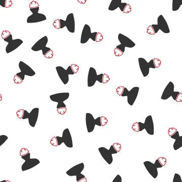 Person in Hardhat Flat Vector Seamless Pattern Stockillustratie