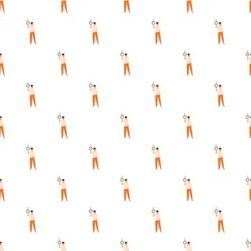 Person holding strap inside public transportation pattern Illustration