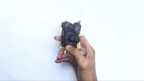 A Person Holds Dates Stock Footage 295164868