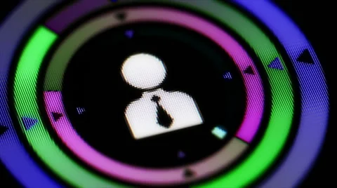 Person icon. Looping. Stock Footage 61446361
