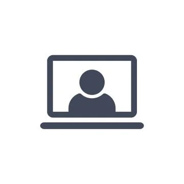 Person Icon Vector flat design style Stock Illustration