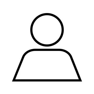 Person icon vector. User sign. Profile icon. Man symbol flat design Stock Illustration