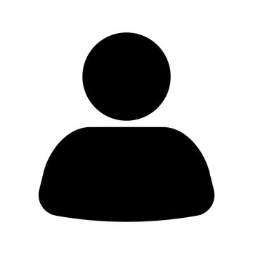Person icon vector. User sign. Profile icon. Man symbol flat design Stock Illustration