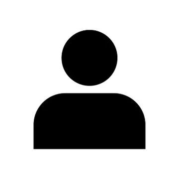 Person icon on white background - vector iconic design Stock Illustration