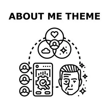 Person information developing, customizing, collecting and presenting Stock Illustration
