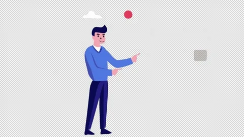 Person interacting with a digital interface. Interactive interface Stock Footage 321109742