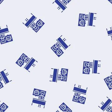 Person at interview table glyph seamless pattern Ilustración de archivo