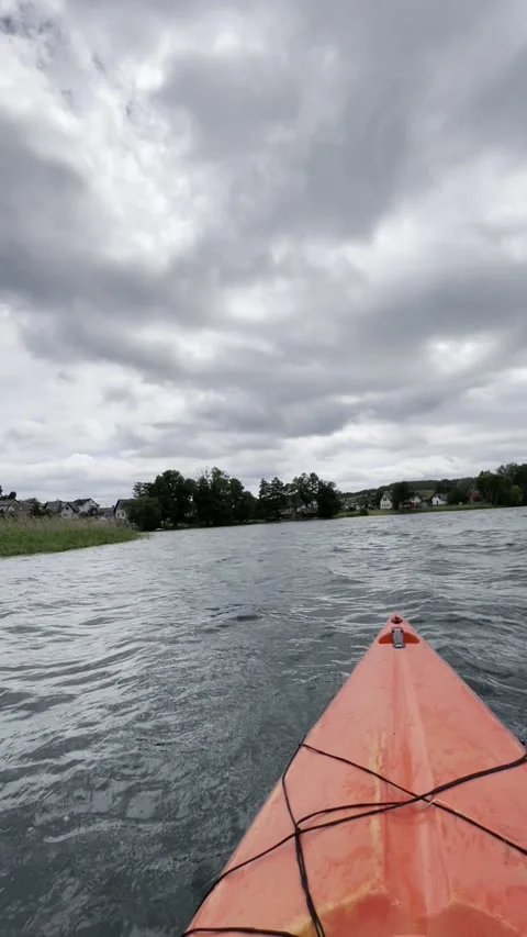 A person kayaking Video stock 312275168