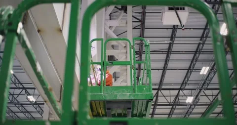 Person on Lift Stock Footage 229654046