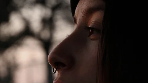 Person looking for inspiration, pan down to drawing Stock Footage 101878082