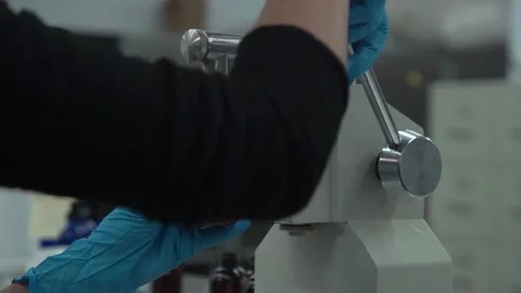 A person on the machine Stock Footage 155536691