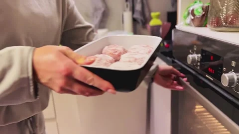 A person is making doughnuts on a counter Stock-Footage 278443300