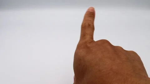 A person making a gesture of moving their fingers 動画素材 335581899