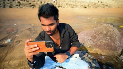 Person Making Video Using Mobile Stock Footage 281318279