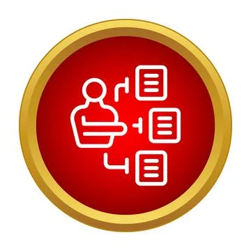 Person managing multiple tasks and documents flowchart concept イラスト素材