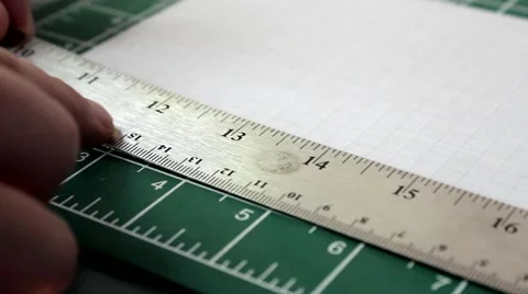 Person Measuring and Planning Stock Footage 64998964