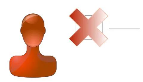 Person not selected イラスト素材