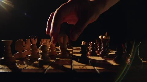 Person Playing Chess Stock Footage 279562490