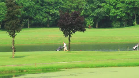 Person playing golf Vidéo 24972913