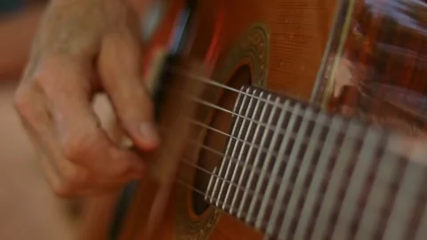 Person Playing Guitar Video stock 270441118