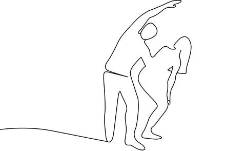 Person pointing at another person Vector 스톡 일러스트